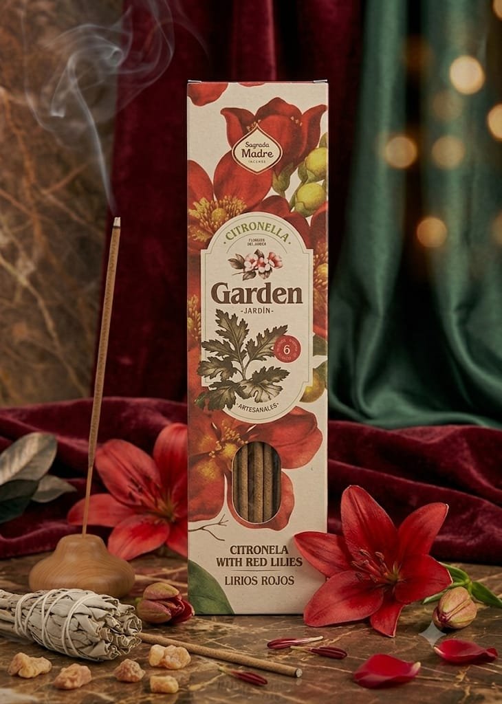 Sahumerio Sagrada Madre – Línea Garden Citronella