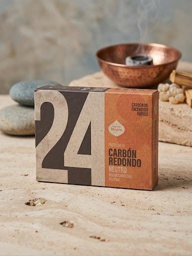 Carbón redondo neutro - Sagrada Madre