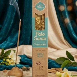 Sahumerio Palo santo con fresias
